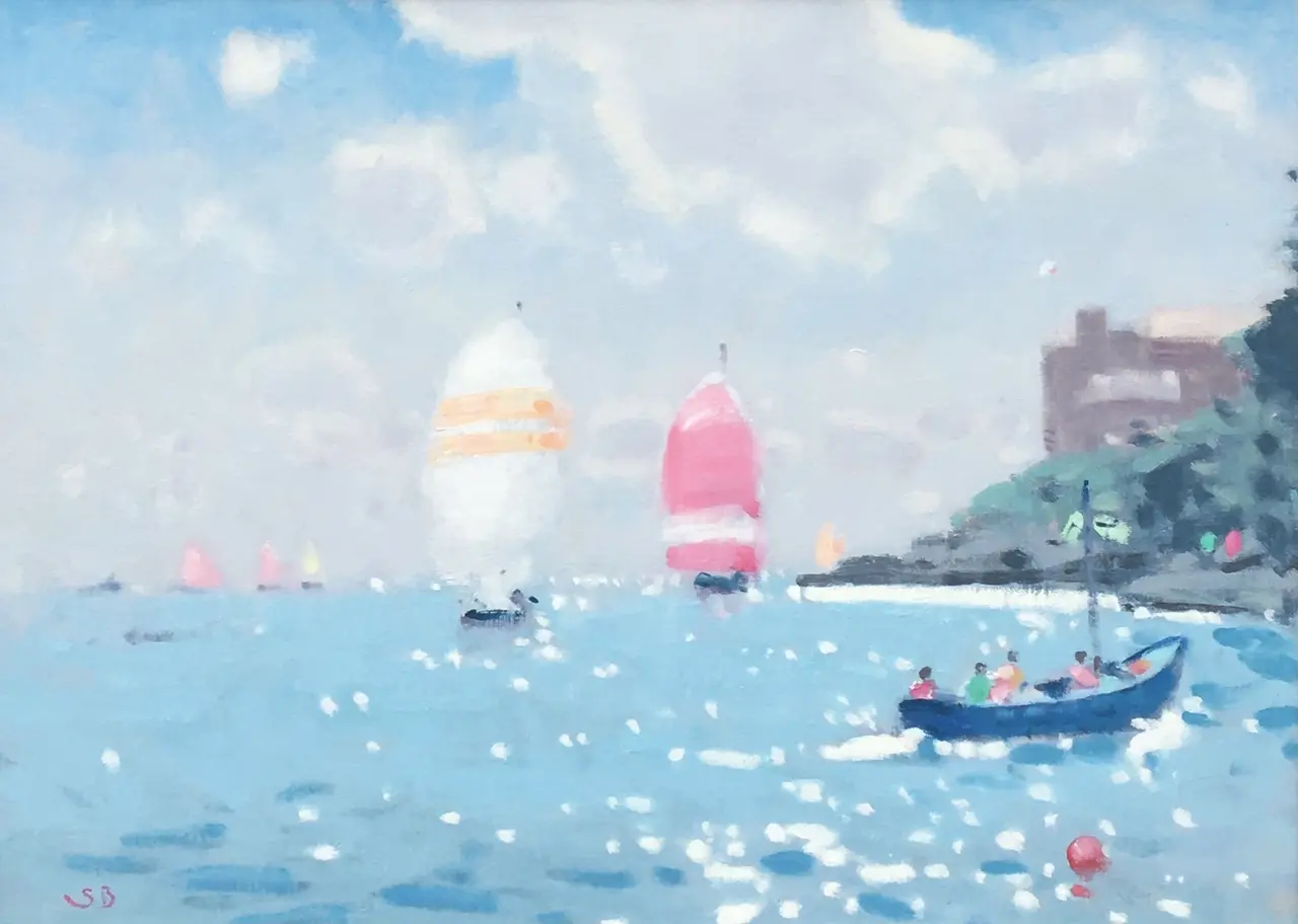 Stephen Brown - summer sails, dartmouth